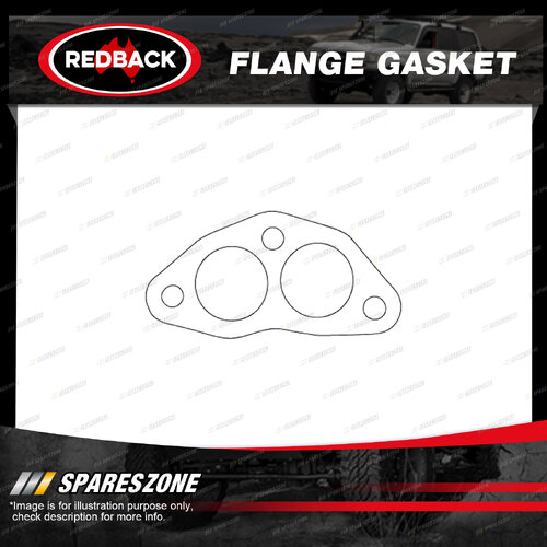 1 pc Redback 3 Bolts Flange Gasket for Holden Barina MB MF MH ML1.3L 01/85-01/94