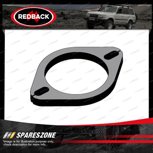 Redback 3" Flange Plate 2 Bolt - ID 76mm THK 10mm Mild Elongated Holes