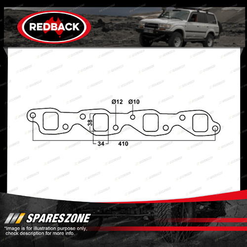 Redback DSF Manifold Gasket for Holden Calais Statesman Commodore V8 Caprice