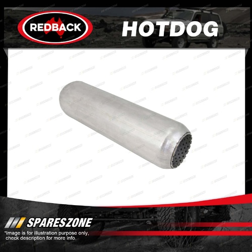 Redback Hotdog - 305mm 12" Long 63mm 2 1/2" Tube Perforated Without Spigots