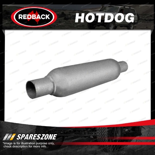 Redback Hotdog - 450mm 18" Long 90mm 3 1/2" Tube Perforated With Spigots