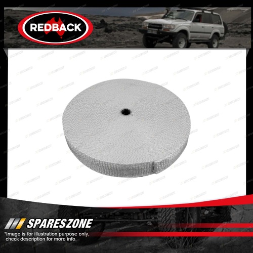 1 piece of Redback Exhaust Heat Tape - Glass White 51mm x 3mm x 10m