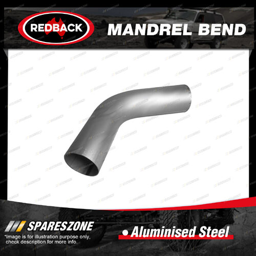 Redback Mandrel Bend 60 Degree - Outside Diameter 51mm 2" Aluminised Steel