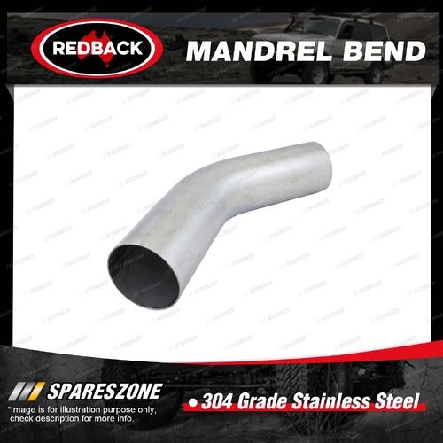 Redback Mandrel Bend 45 Degree - Outside Diameter 127mm 5" 304 Stainless Steel