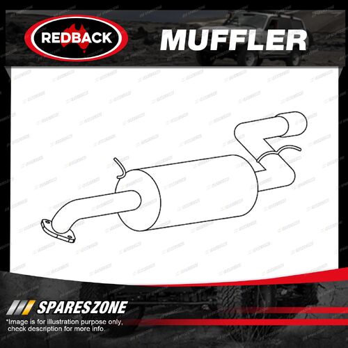 1 piece of Redback Muffler for Holden Captive 03/2007-01/2011 M2666