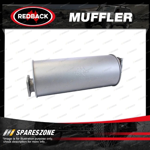 Redback Extreme Duty 8" Round Large Muffler - Offset/Clocked Offset 304 SS