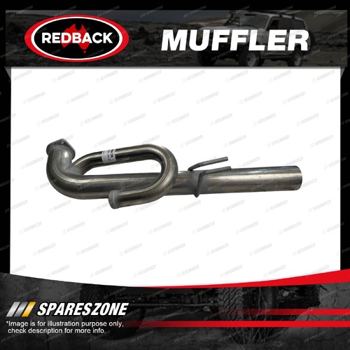 Redback Stainless 3" J Pipe Muffler Delete LH for Holden Commodore VE V8 Sedan