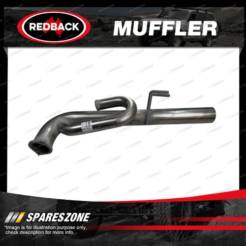 Redback Stainless 3" J Pipe Muffler Delete RH for Holden Commodore VE V8 Sedan