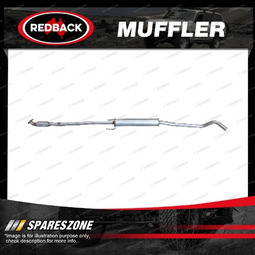 1 piece of Redback Muffler for GM Barina XC 1.4L 1.8L 2001-2005 With Flex