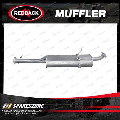 Redback Standard Replacement Centre Muffler for Mazda B-Series UN 2.6L G6 99-06