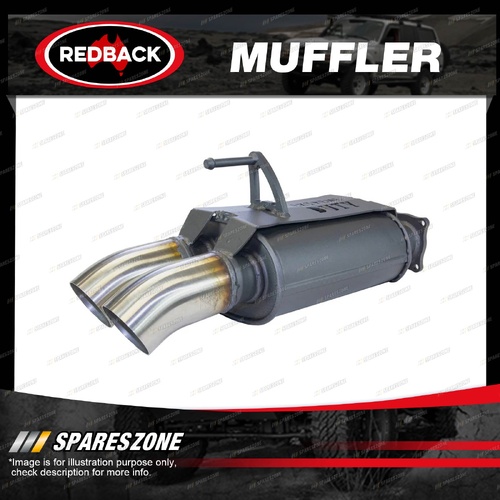Redback 4x4 Muffler Sound Option for Toyota Landcruiser VDJ200 4.5 1VD-FTV 07-21