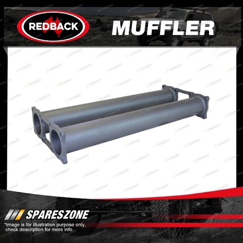 Redback Extreme Duty Twin Muffler Delete for Toyota Landcruiser VDJ200R 4.5L