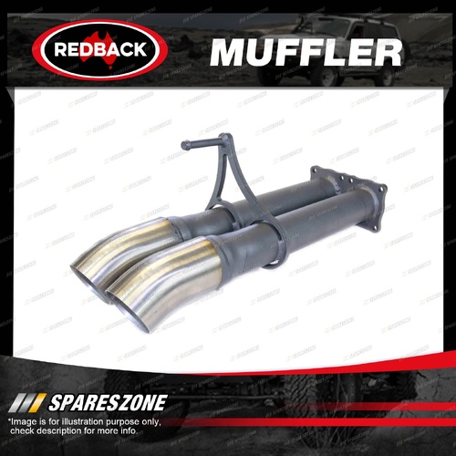Redback Muffler Delete for Toyota Landcruiser VDJ200 4.5L 1VD-FTV Wagon 07-On