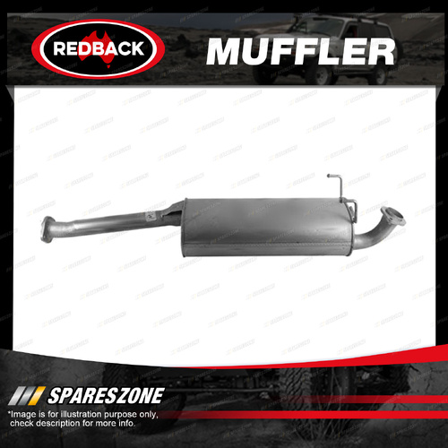 Redback Standard Centre Muffler for Toyota Landcruiser Prado VZJ90 VZJ95 3.4L