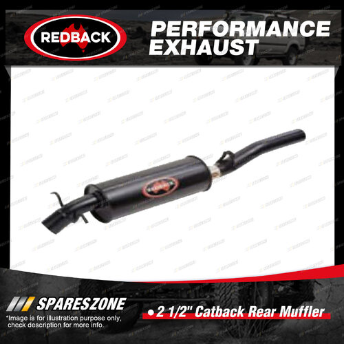 Redback 2 1/2" Catback Rear Muffler Assembly for Holden Statesman VQ VR VS 90-99