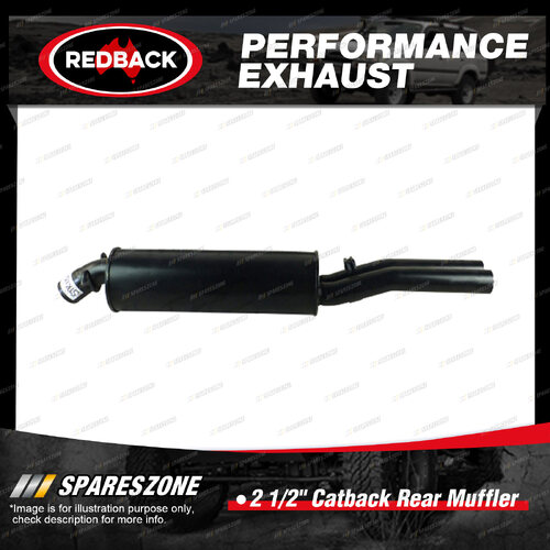 Redback 2 1/2" Catback Rear Muffler Assembly for Holden Caprice Statesman VQ VR