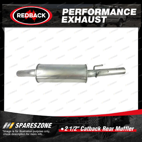 Redback 2 1/2" Catback Rear Muffler Assembly for HSV XU6 VT VX 3.8L 1998-2002