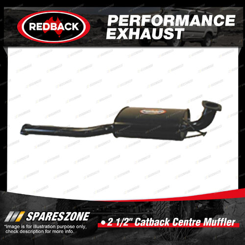 Redback 2 1/2" Catback Centre Muffler Assembly for Ford Falcon FG 4.0L 08-14
