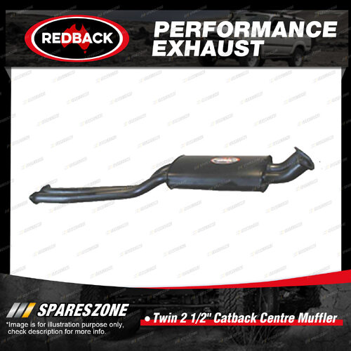 Redback 2 1/2" Catback Centre Muffler Assy for FPV Cobra Falcon Super Pursuit BA