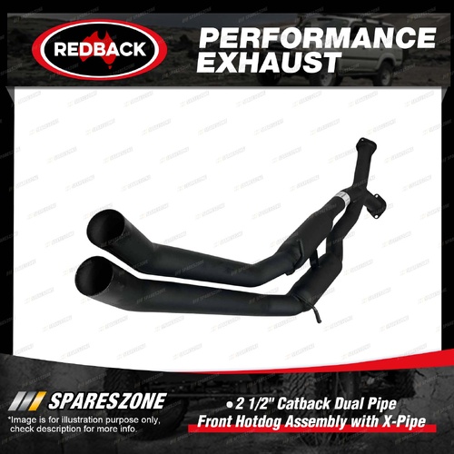 Redback Twin Centre Hotdog/Resonators for Holden Monaro V2 Police Car VT VX 5.7L