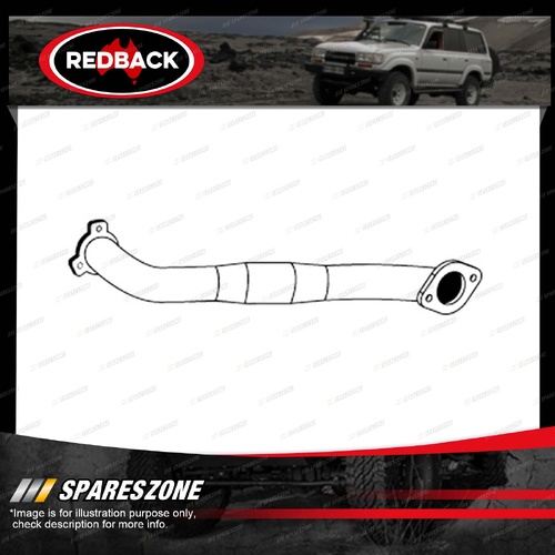 Redback Standard Replacement Exhaust for Nissan Navara D40 Pathfinder R51 05-15