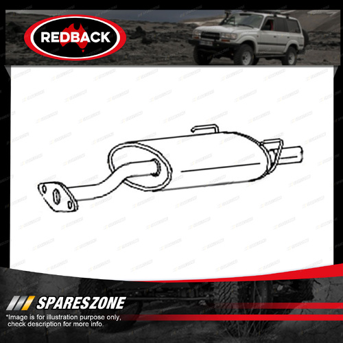 Redback Standard Replacement Exhaust for Honda Civic EG EH EJ EK 1.5L 1.6L 91-95