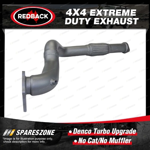 Redback Extreme Duty Engine Pipe for Toyota Landcruiser 75 78 79 Ser 4.2L 90-07