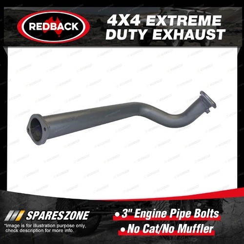 Redback Extreme Duty Engine Pipe for Toyota Landcruiser 78 79 Series 2001-2007