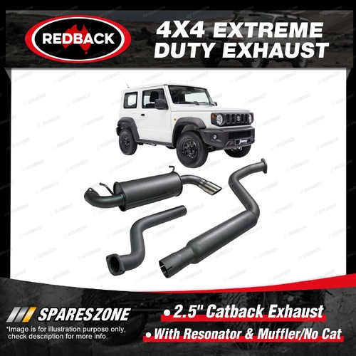 Redback 4x4 Exhaust System for Suzuki Jimny 3 Door Models 2018-on With Muffler