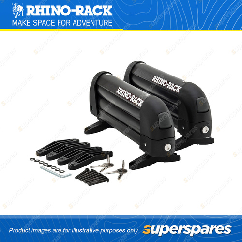 Rhino Rack Ski Carrier 572 - Fits 2 Pairs of Skis Universal Fitting Clamps