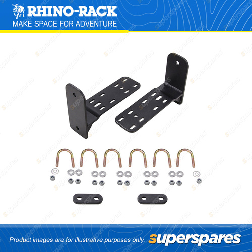 Rhino Rack Steel Batwing Tubular Rack Bracket Kit 31103 - Up to 28mm Diameter