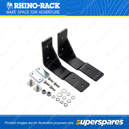 Rhino Rack Steel Sunseeker Awning Angled Down Bracket Kit for Flush Bars 32127