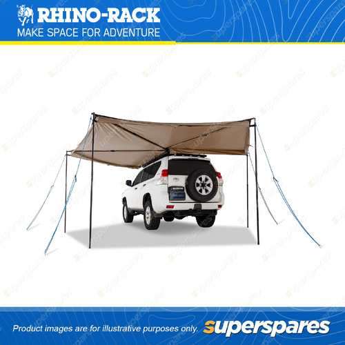 Rhino Rack Left Batwing Awning with STOW iT 33114 - 270 Degrees of Shade