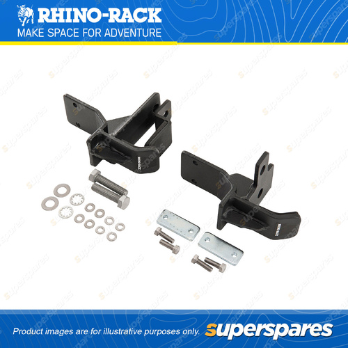 2 x Rhino Rack Pioneer High Lifting Jack Holder Brackets - Side Mount 43101