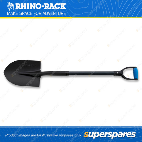 Rhino Rack 1065mm Shovel Spade 43124 - Heavy Duty Heat Treated Hi-Carbon Steel