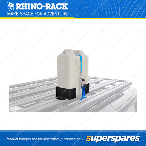 Rhino Rack Single Pioneer Jerry Can Holder 61005 - Lightweight Aluminium