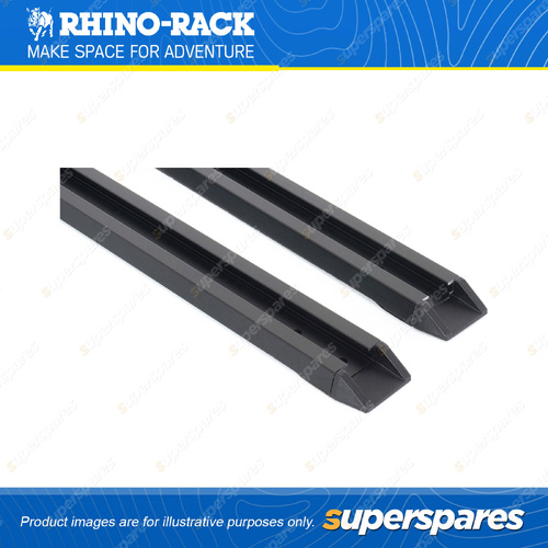 2 x Rhino Rack 920mm Aeroklas Tracks ARKT03 - Includes Hardware & End Caps