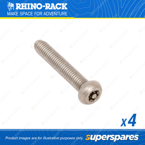 Rhino Rack M6 x 35mm Stainless Steel Torx Button Head Security Screw B247-BP