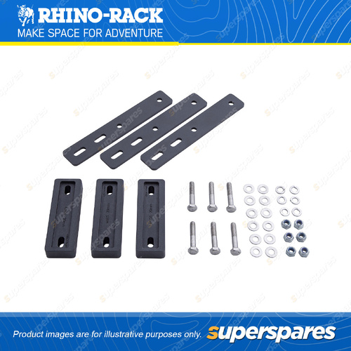 Rhino Rack Conduit Lower Side Brackets BC3-LSB - Conduit size 4.6m / 150mm