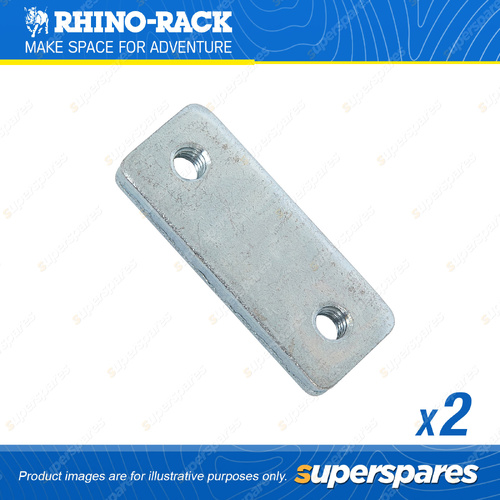 Rhino Rack M6 20mm x 50mm x 5mm Plate Channel Nut C838-BP - in a Pack of 2