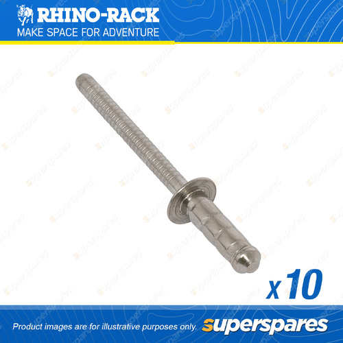 Rhino Rack 4.8mm Sealed Rivets Style 3 Automative H060-BP - in a Pack of 10
