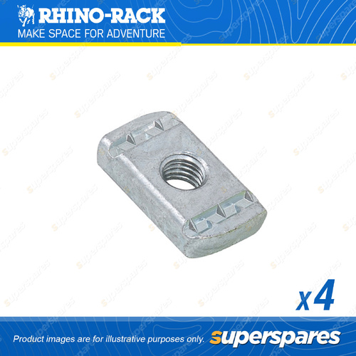 Rhino Rack M10 Channel Nut N024-BP - in a Pack of 4 - Automative Replacement