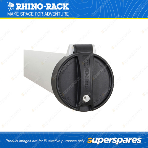 Rhino Rack 3.0m/100mm Conduit Carrier P30-100 - with Ribbed Conduit End Caps