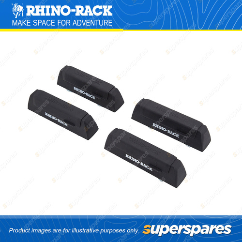 Rhino Rack Quick Mount Leg Base and Cover QMFK02 - 4 Leg Bases and 4 Leg Covers
