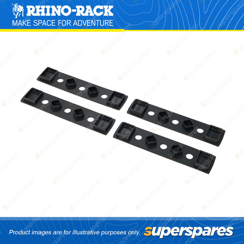 Rhino Rack Quick Mount Fit Kit QMFK06 - 4 Rubber Bases Suits RLT600 Rubber