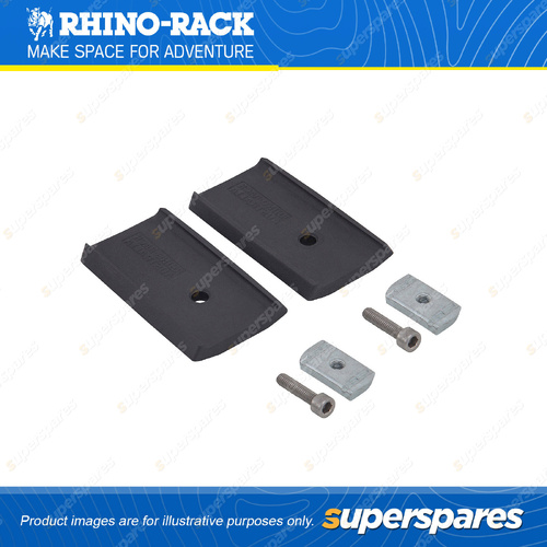 2 x Rhino Rack Quick Mount HD Spacers 5mm QMHD05 - Suits RLT600 RCH RCL Legs