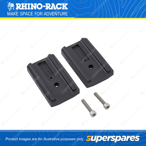 2x Rhino Rack Quick Mount Vortex Spacers 10mm QMVA10 - Suits RLT600 RCH RCL Legs