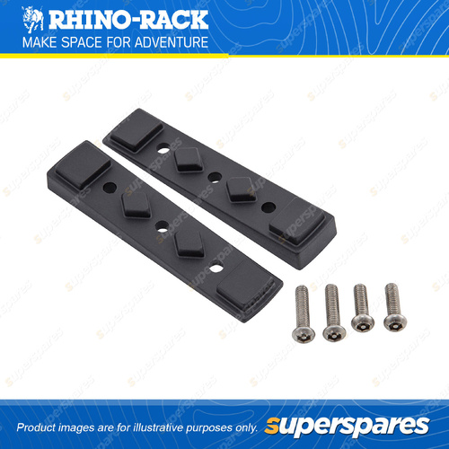 2 x Rhino Rack Quick Mount Base Wedges 10mm QMW10 - Suits RLT600 Quick Mount Leg