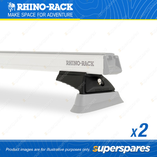 2 x Rhino Rack 37mm Low Profile RCL Locking Legs RCL2 - with Key Locking System