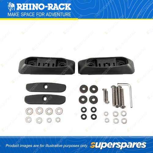 Rhino Rack RCP Base Kit RCP02F-BK - Suits RC and RV Roof Rack Systems Pack of 2
